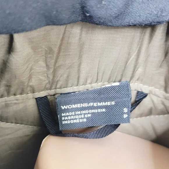 The North Face Women's Army Green Flare 550 Down Quilted Puffer Jacket Size S - Picture 7 of 9